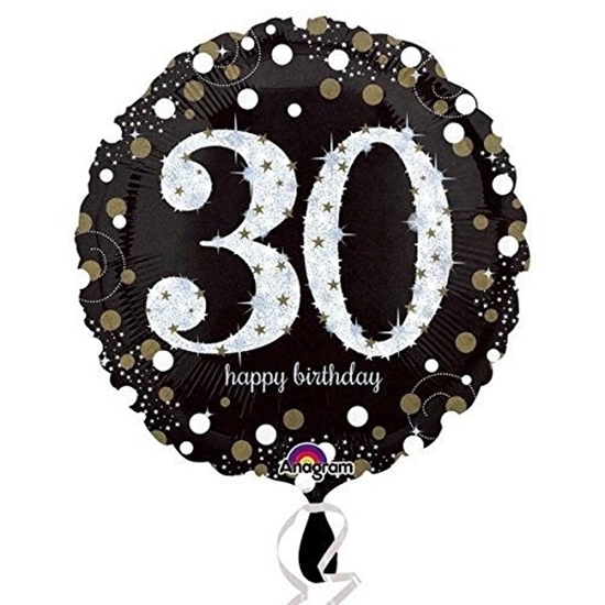 Foto de GLOBO " 30  HAPPY BIRTHDAY "