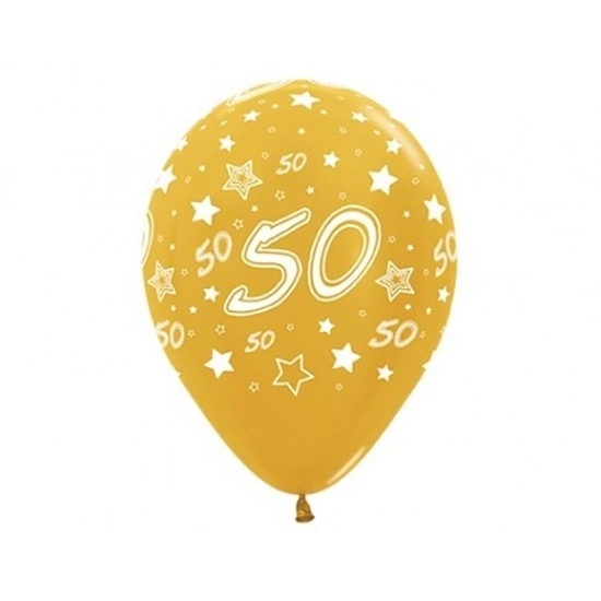 Foto de GLOBOS Nº 50 ORO